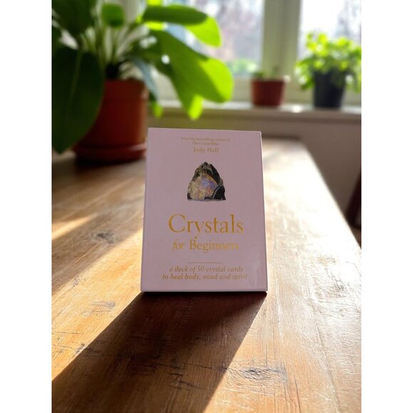 Crystals For Beginners Deck By Judy Hall 50 Cards To Heal Body Mind & Spirit New - Picture 2 of 11